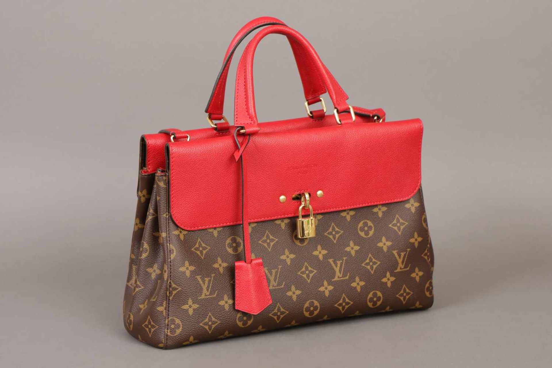 LOUIS VUITTON ¨Venus cerise¨ Handtascherechteckige Form mit 2 kurzen Tragehenkeln und einem