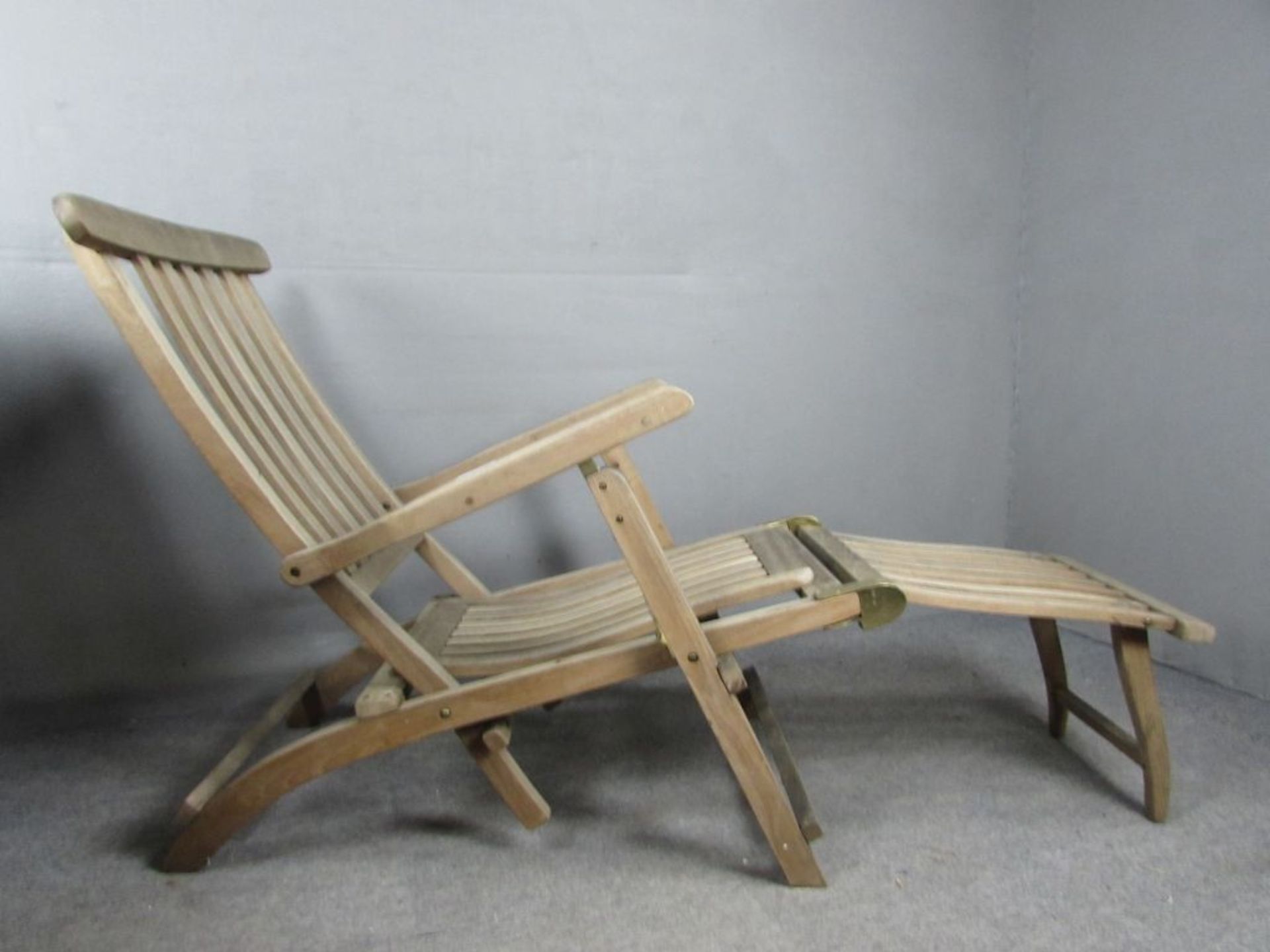 Deckchair, Liegestuhl, Teakholz