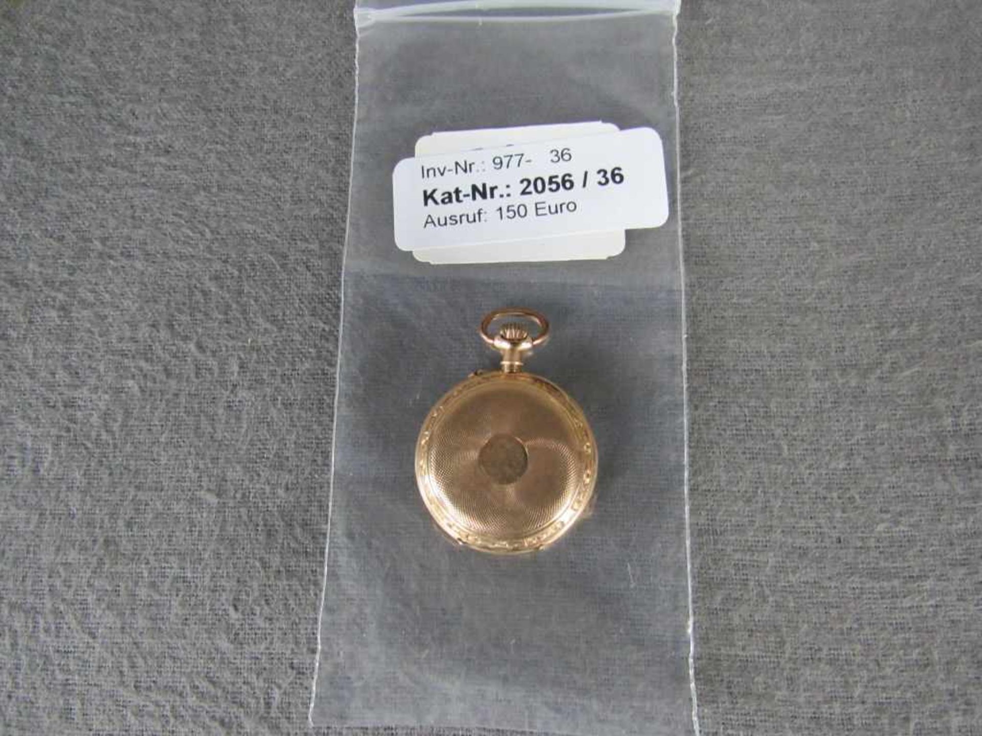 Damentaschenuhr 585 Rotgold 21 Gramm - Bild 2 aus 6