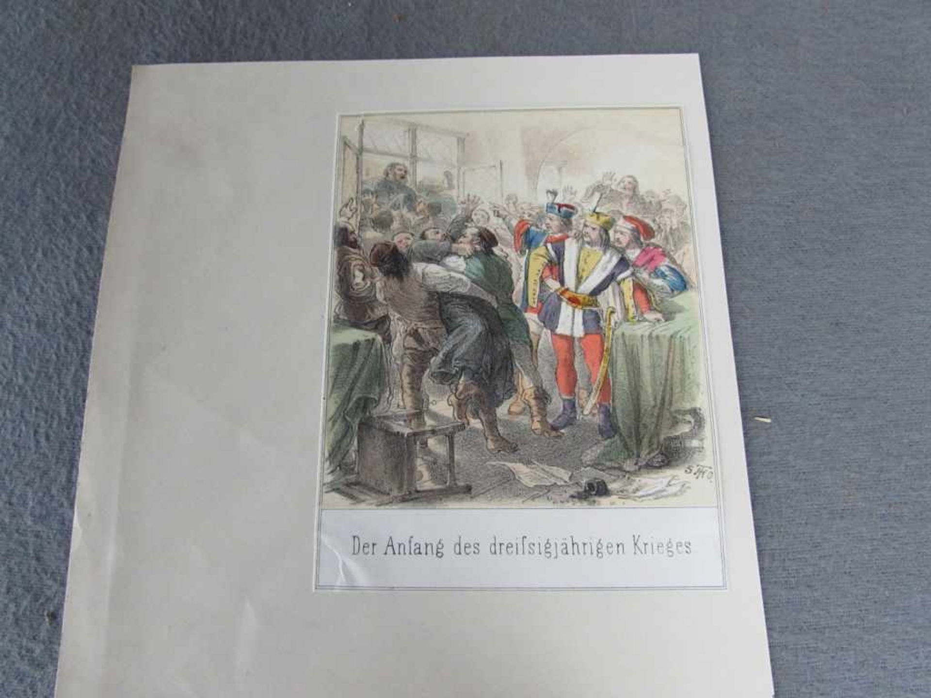 15 Farblithografien 19. Jahrhundert Theodor Hosemann (1807-1875) Alle Lithos sind mit Monogramm - Image 2 of 6