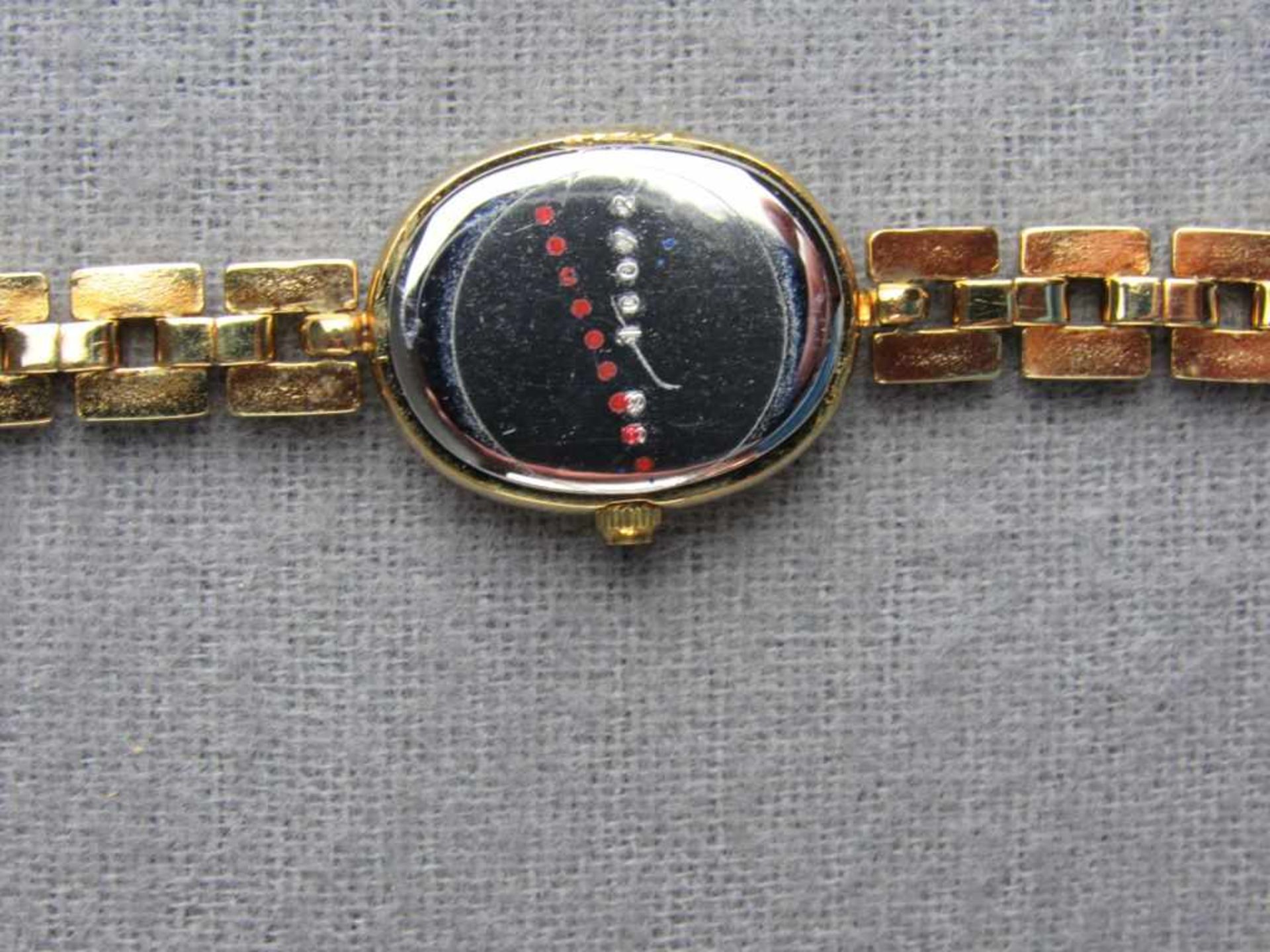 Damen-Armbanduhr von Regent neuwertig und ungetragen goldplattiert Batteriewechsel notwendig - Image 3 of 3