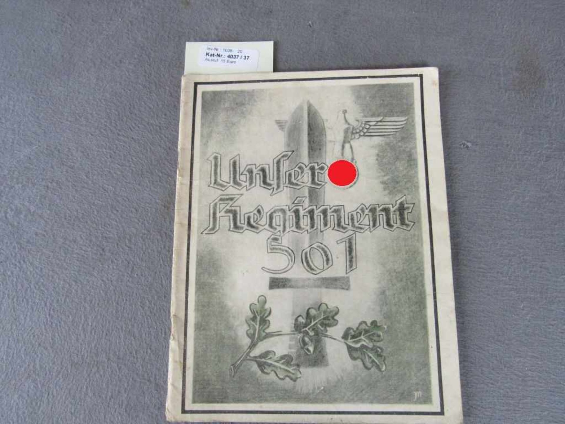 Regimentszeitung Regiment 501 viele Abbildungen und Kampfszenen Din A4