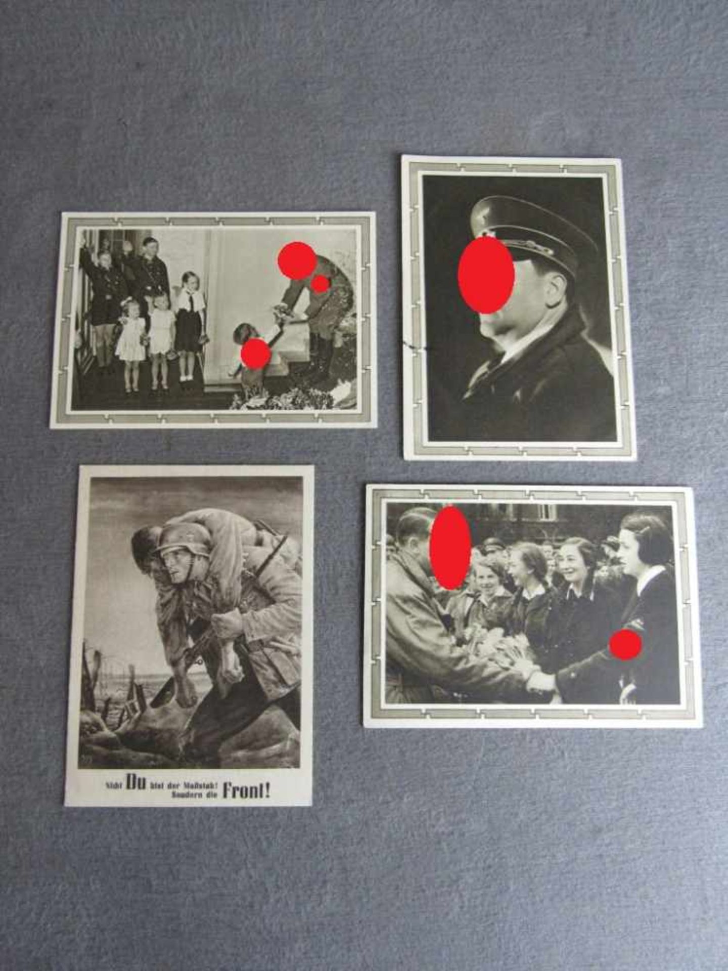 4 Propaganda Postkarten III. Reich