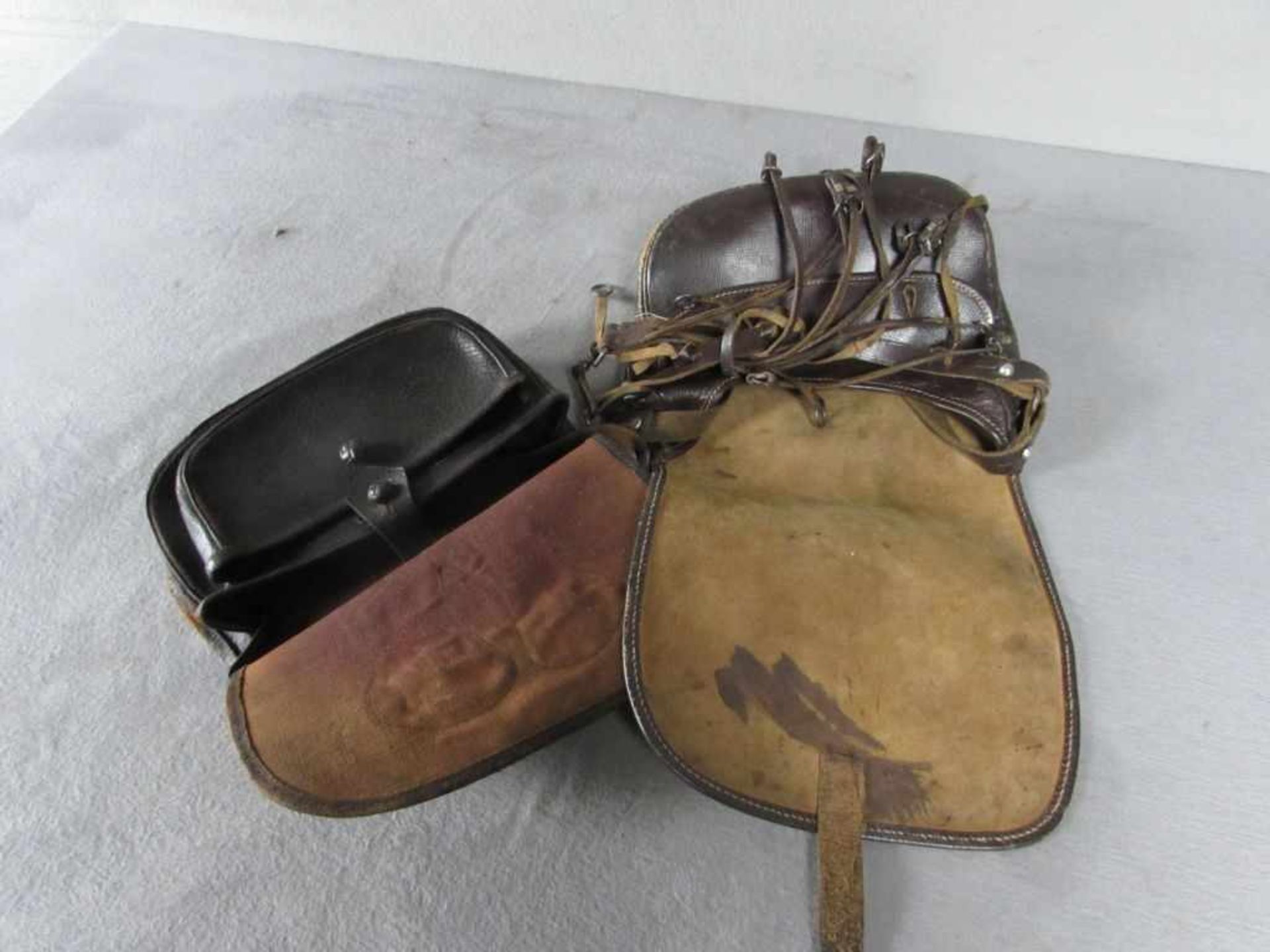2 Jagdtaschen antik - Bild 3 aus 3