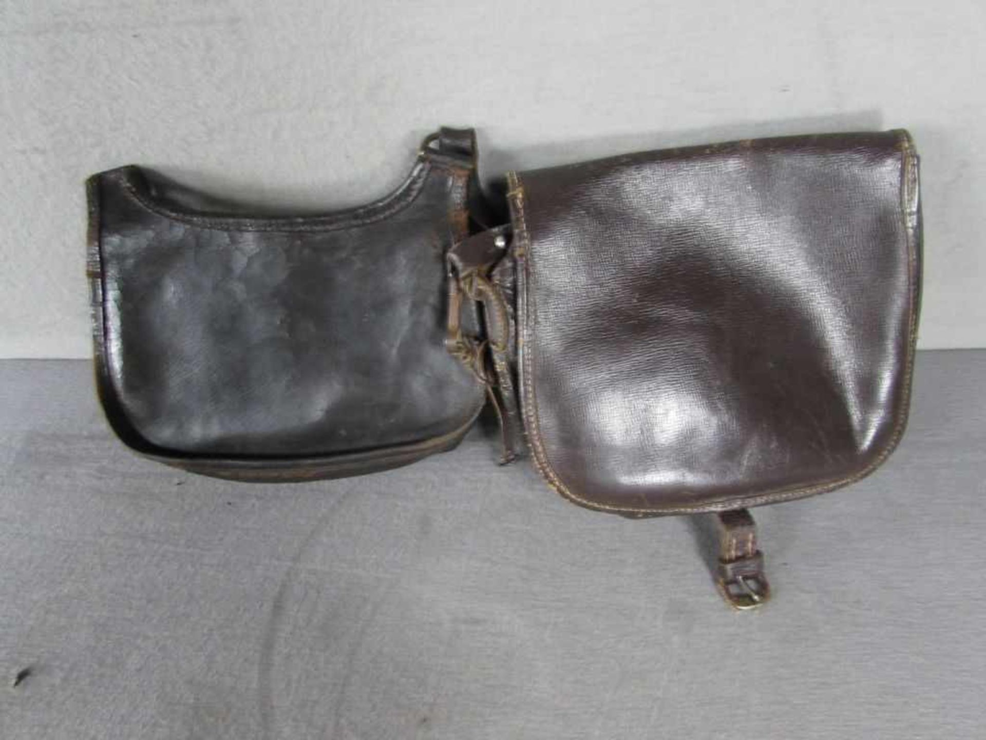 2 Jagdtaschen antik - Bild 2 aus 3