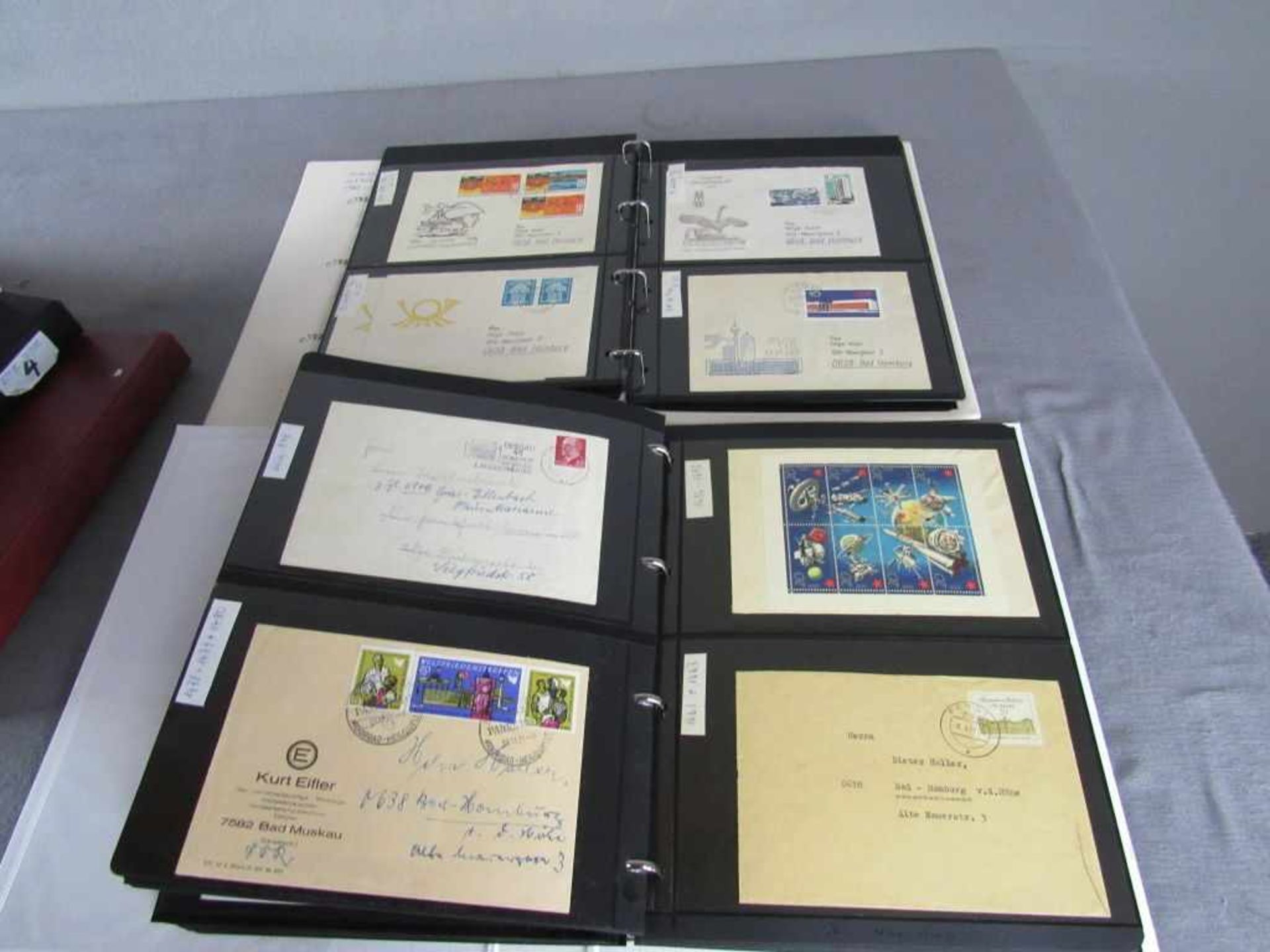 5 Alben mit ca. 425 interessanten Briefen DDR fast nur Ersttagsstempel - Bild 2 aus 4