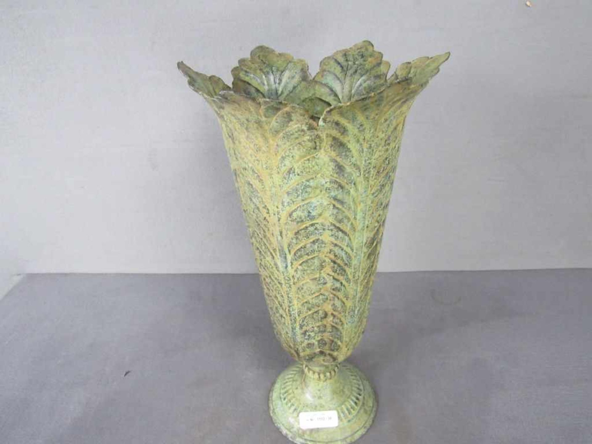 Bodenvase Metall 46cm hoch