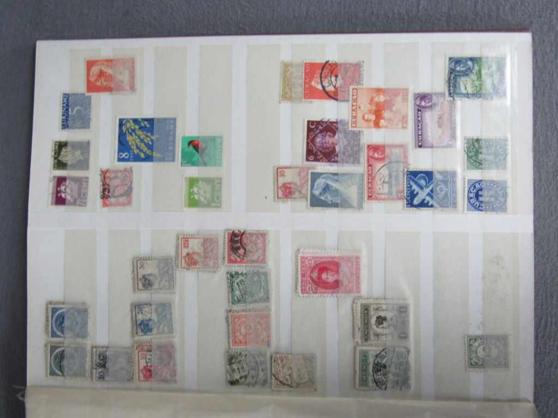 2 Briefmarkenalben Dänemark, Norwegen, Schweden sowie ein Briefmarkenalbum Niederlande alt Curacao - Bild 6 aus 7