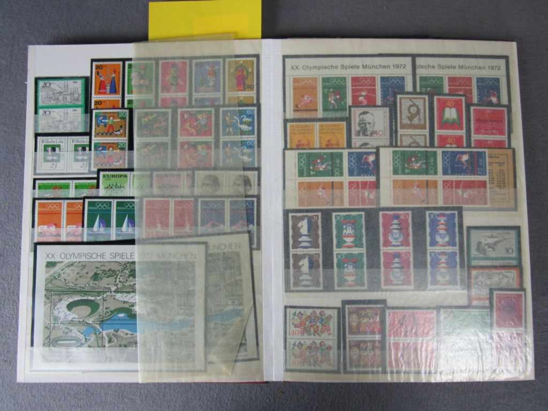 3 Prall gefüllte Briefmarkenalben Bund ungelaufen auch ganze Blöcke schöner nachlaß - Bild 6 aus 10