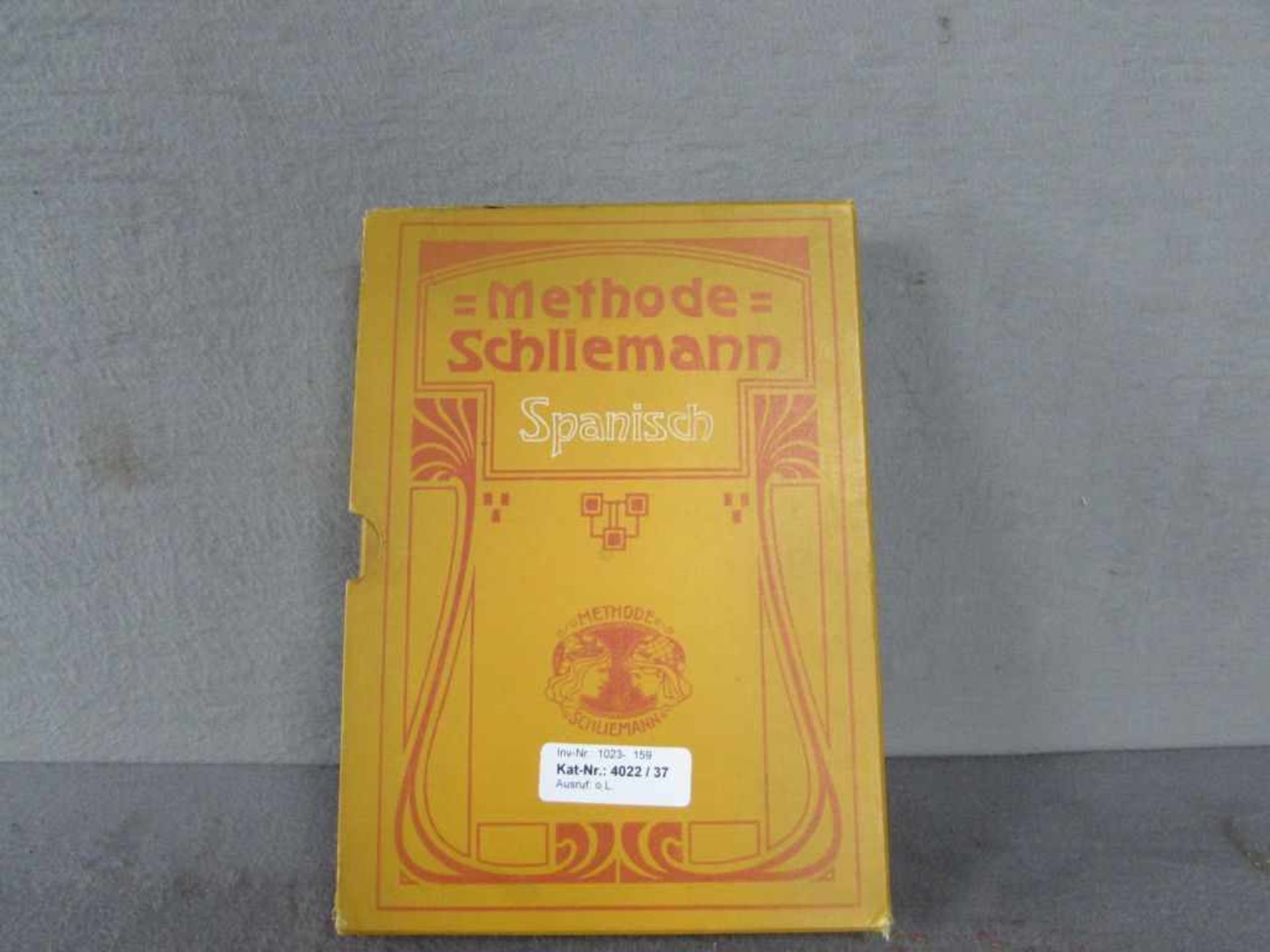 Buch Methode Schliemann Spanisch selbsterlernung fremder Sprachen sehr selten