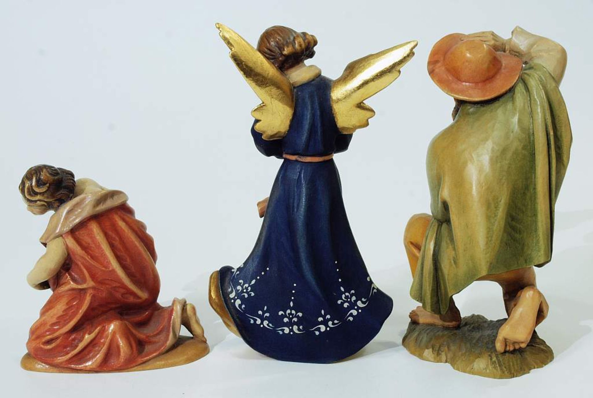 Konvolut Holzfiguren. Konvolut Holzfiguren. ANRI/Italy, 20. Jahrhundert. Holz, farbig gefasst, - Bild 3 aus 3