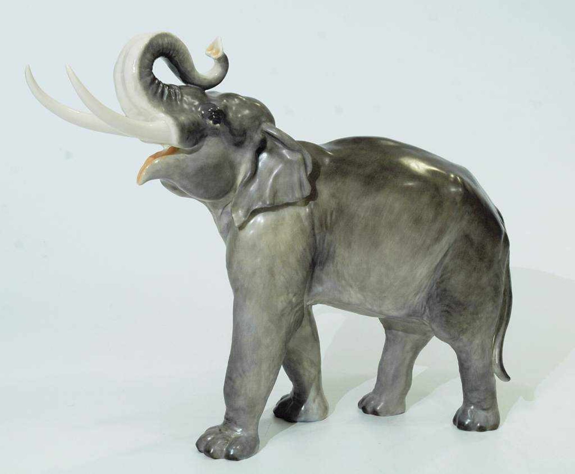 Größte Elefanten-Tierplastik. ALLACH. Größte Elefanten-Tierplastik. ALLACH. Entwurf Theodor - Image 2 of 8