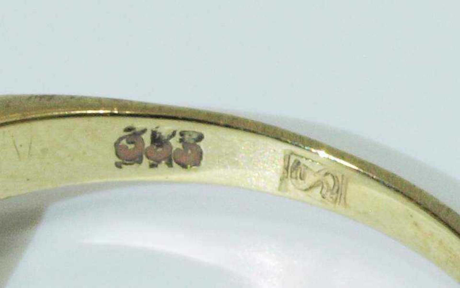 Konvolut Ringe. Konvolut Ringe. Ring mit Türkis, 585er Gelbgold, Ringgröße 56, Gewicht ca. 7,3 - Bild 4 aus 4