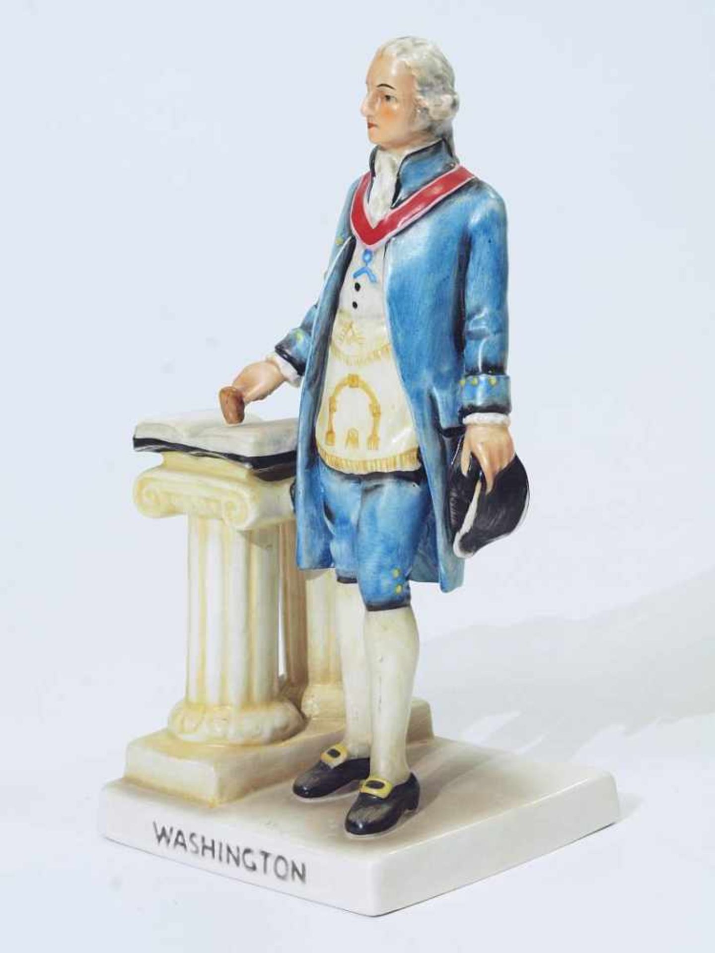 Buchstütze "George Washington". Buchstütze "George Washington". GOEBEL, West Germany 1957, Modell - - Bild 3 aus 8