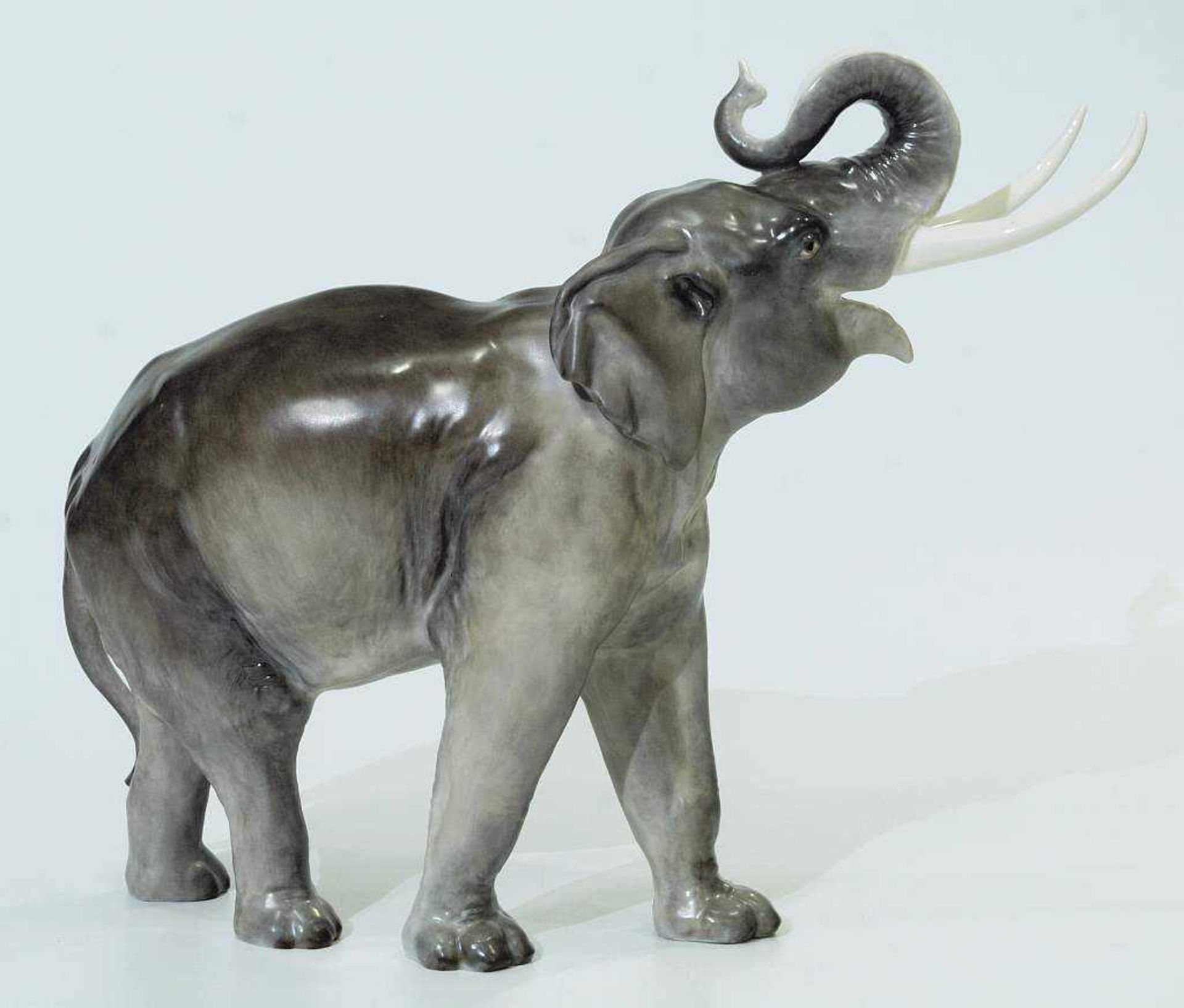 Größte Elefanten-Tierplastik. ALLACH. Größte Elefanten-Tierplastik. ALLACH. Entwurf Theodor - Image 3 of 8