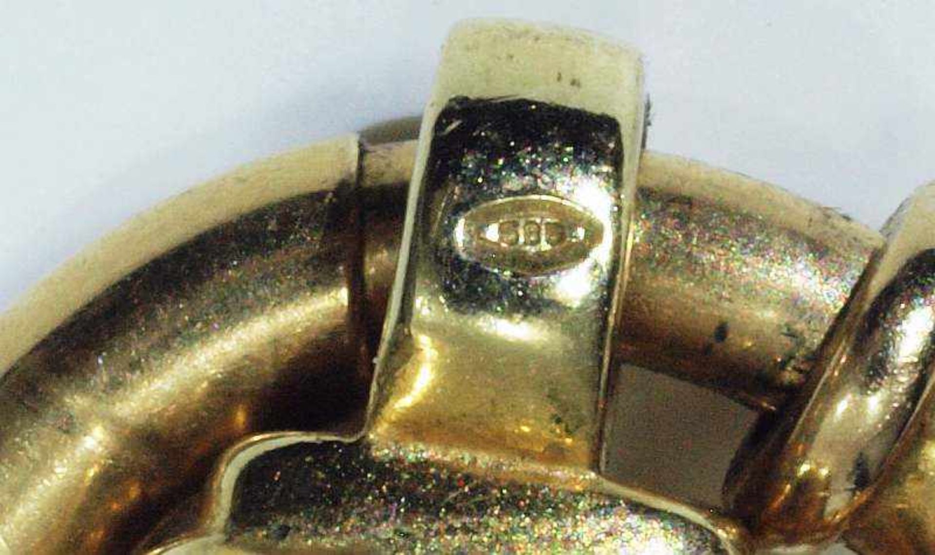Collier. Collier. 585er Gold, Erbskette mit großem Federringverschluß, Länge 45 cm, Gewicht ca. 51,6 - Bild 6 aus 6
