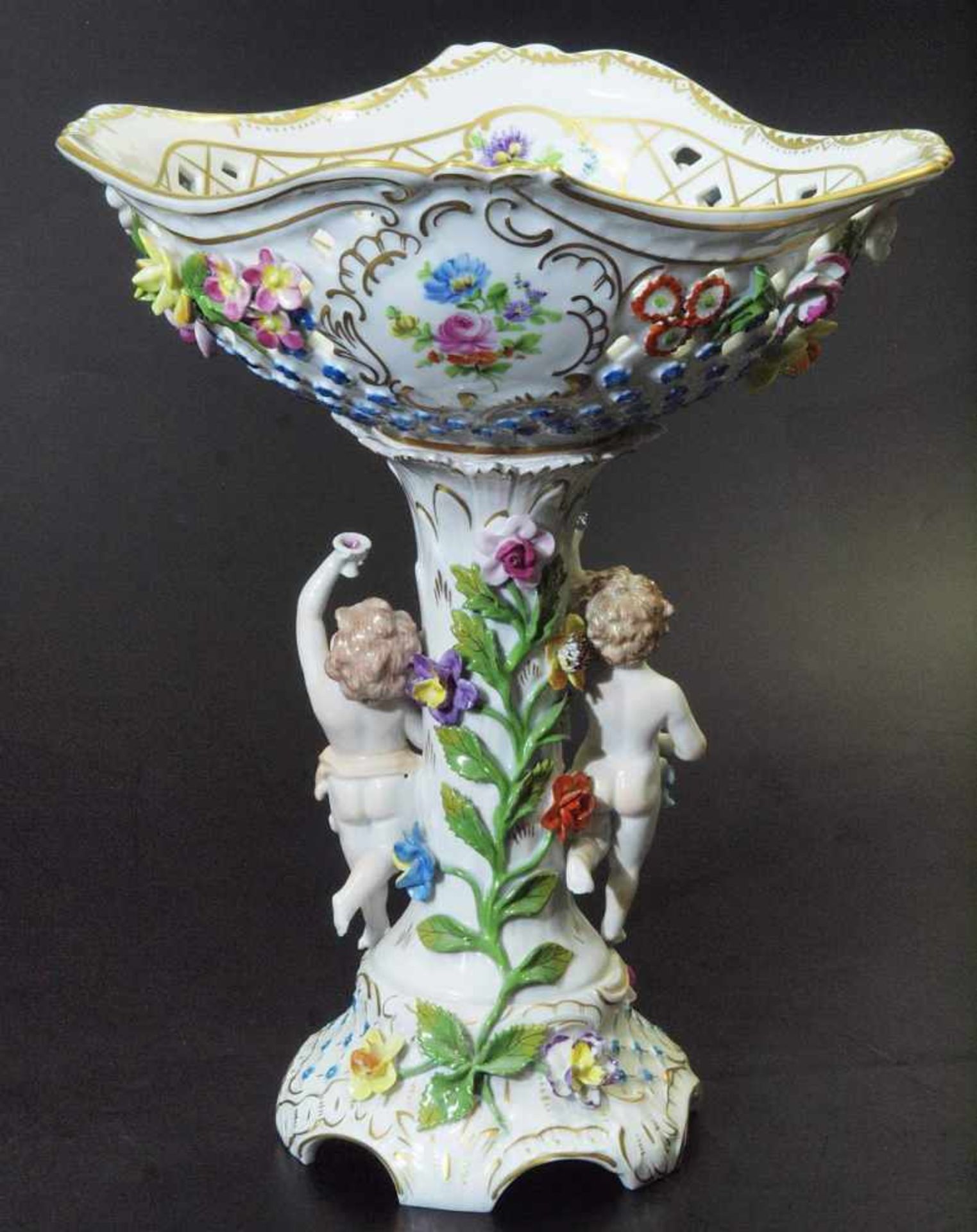 Figürlicher Tafelaufsatz. Figürlicher Tafelaufsatz POTSCHAPPEL von Carl Thieme, Dresden. 1. Hälfte - Bild 3 aus 7