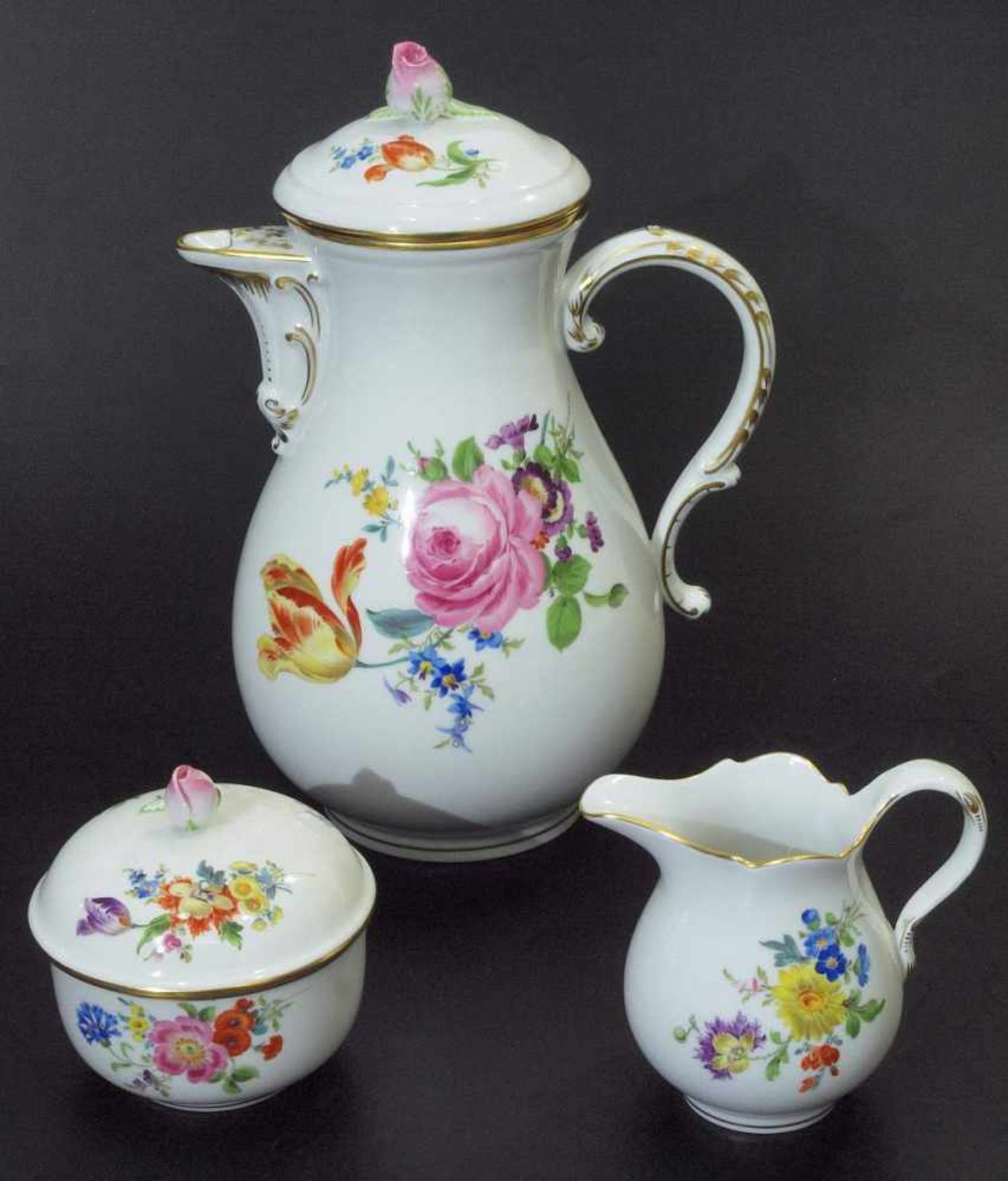 Kaffeeservice für 6 Personen. MEISSEN. Kaffeeservice für 6 Personen. MEISSEN 1972 - 1980, 1. Wahl. - Bild 4 aus 5