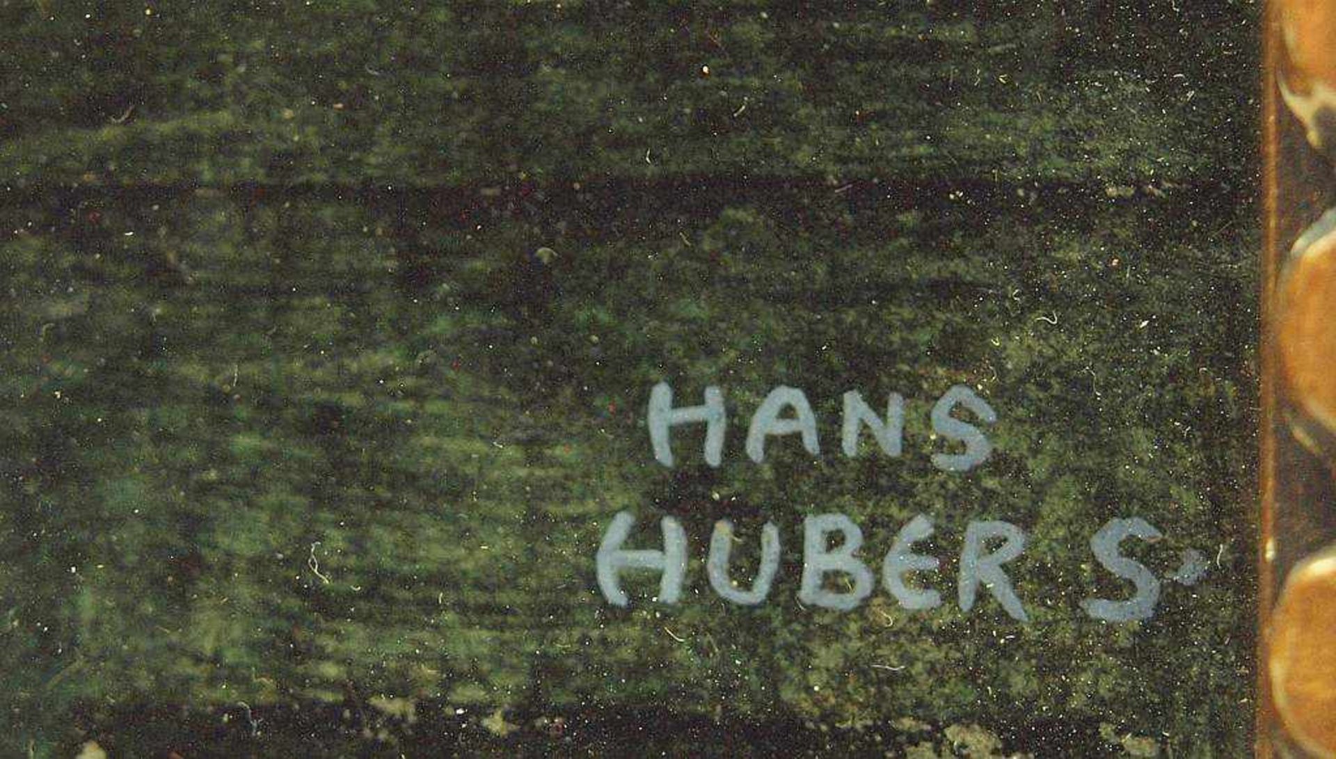 HUBER-SULZEMOOS, Hans. HUBER-SULZEMOOS, Hans.1873 Sulzemoos - 1951 München. SItzender Junge zeigt - Image 5 of 5