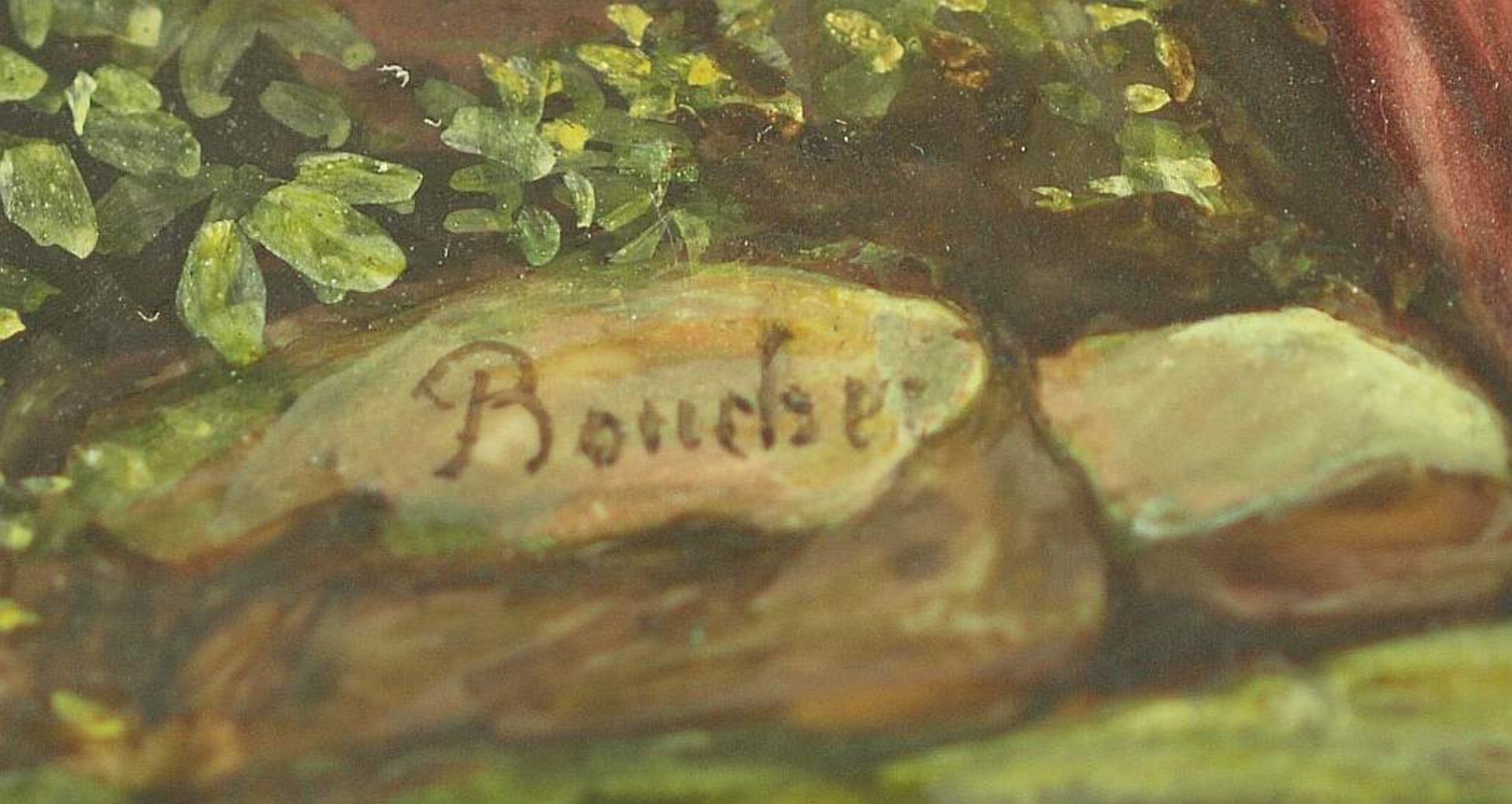 Miniatur nach BOUCHER, Francois. Miniatur nach BOUCHER, Francois. 19. Jahrhundert. Drei Nymphen beim - Bild 3 aus 6