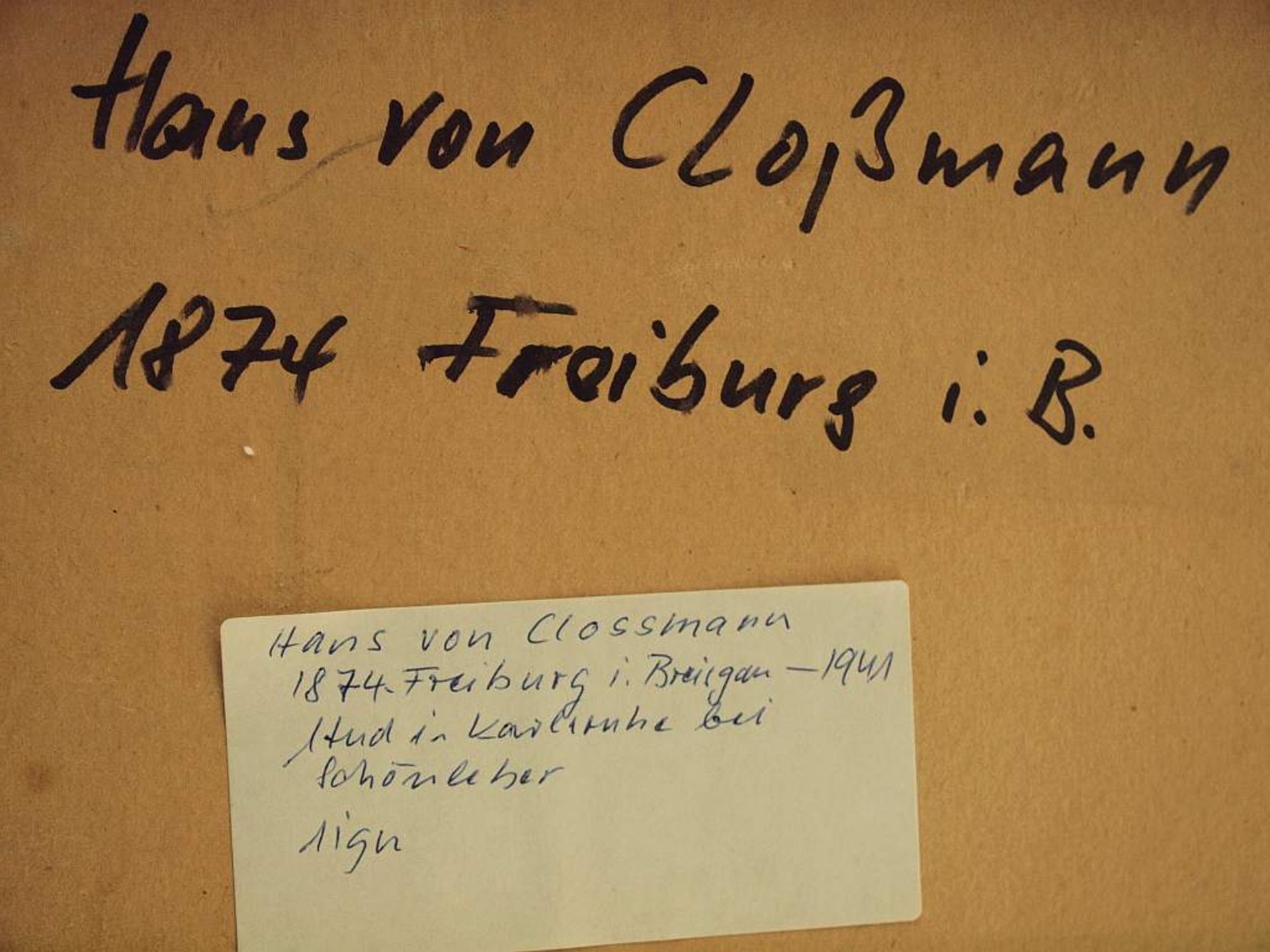 CLOSSMANN, Hans von. CLOSSMANN, Hans von. 1874 Freiburg i. Br. - 1941 ebenda. "Meersburg am - Bild 5 aus 6
