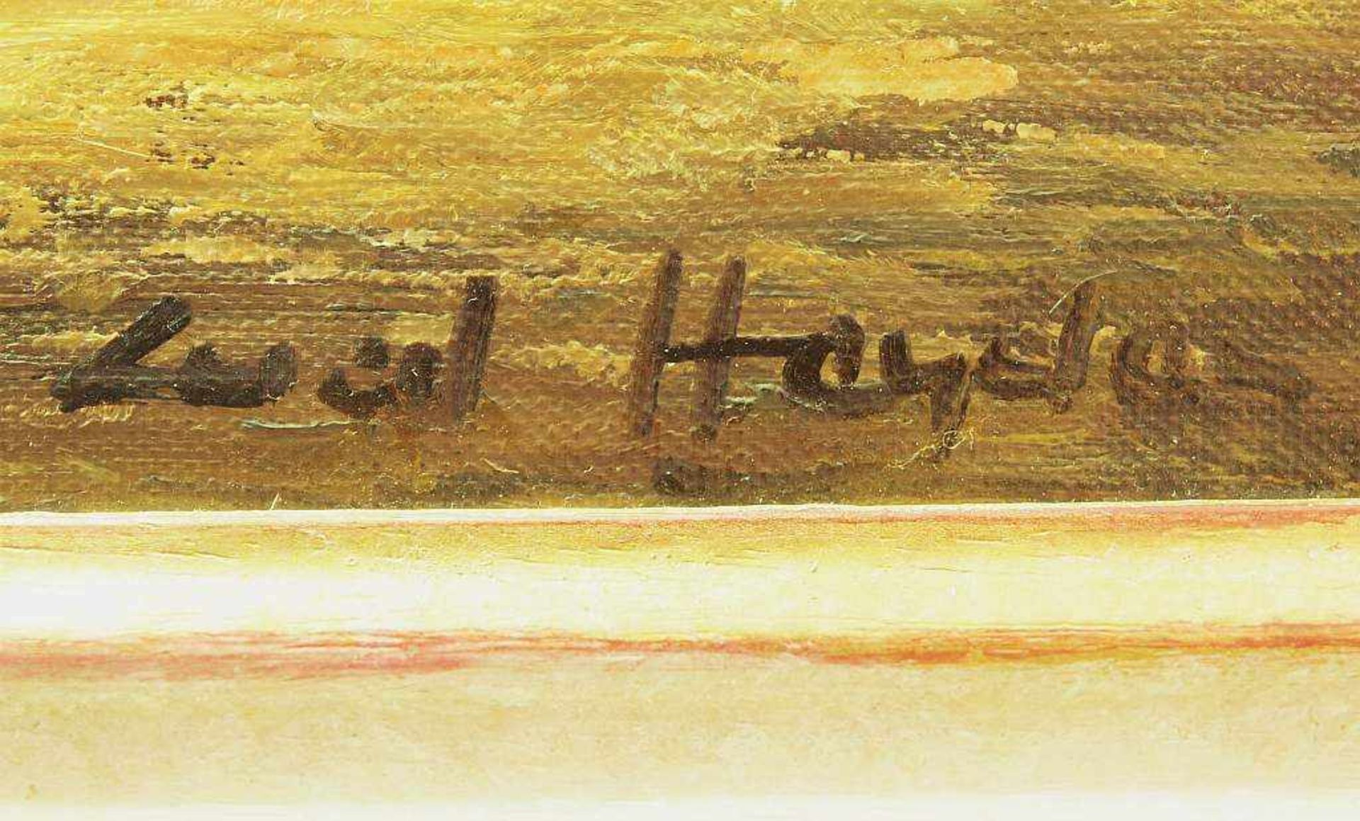 HEYDEN, Curd. HEYDEN, Curd. 1936 Hohenberg a.d. Eger. Fischer am Chiemsee. Öl auf Leinwand, rechts - Image 5 of 6