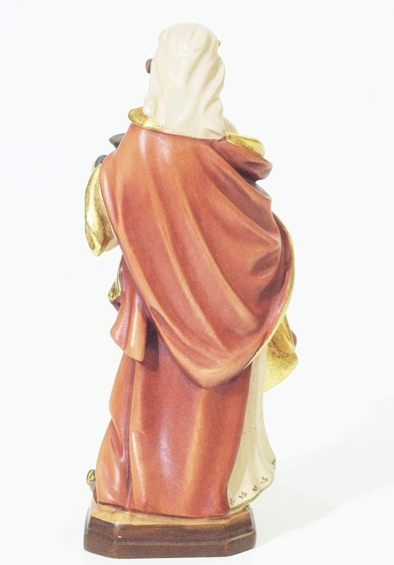 Heilige Elisabeth. Heilige Elisabeth. 20. Jahrhundert. Holz geschnitzt, farbig gefasst. Die junge - Bild 3 aus 4