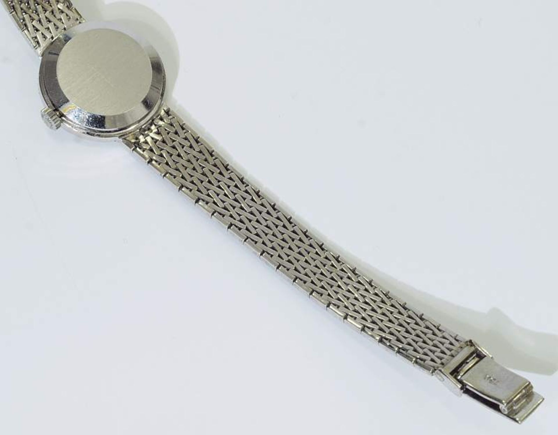 LONGINES Damen-Armbanduhr LONGINES Damen-Armbanduhr. Uhr und Ansatzband in 750er Weißgold. Lunette - Bild 7 aus 8
