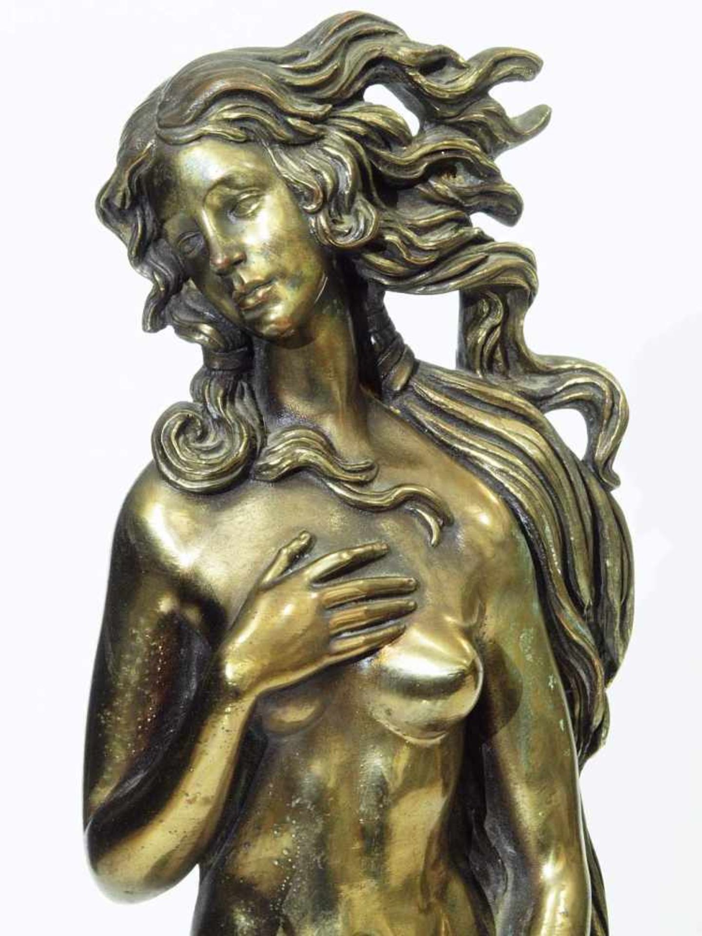 Skulptur "Die Geburt der Venus". Skulptur "Die Geburt der Venus". 20. Jahrhundert. Messing. - Bild 5 aus 5
