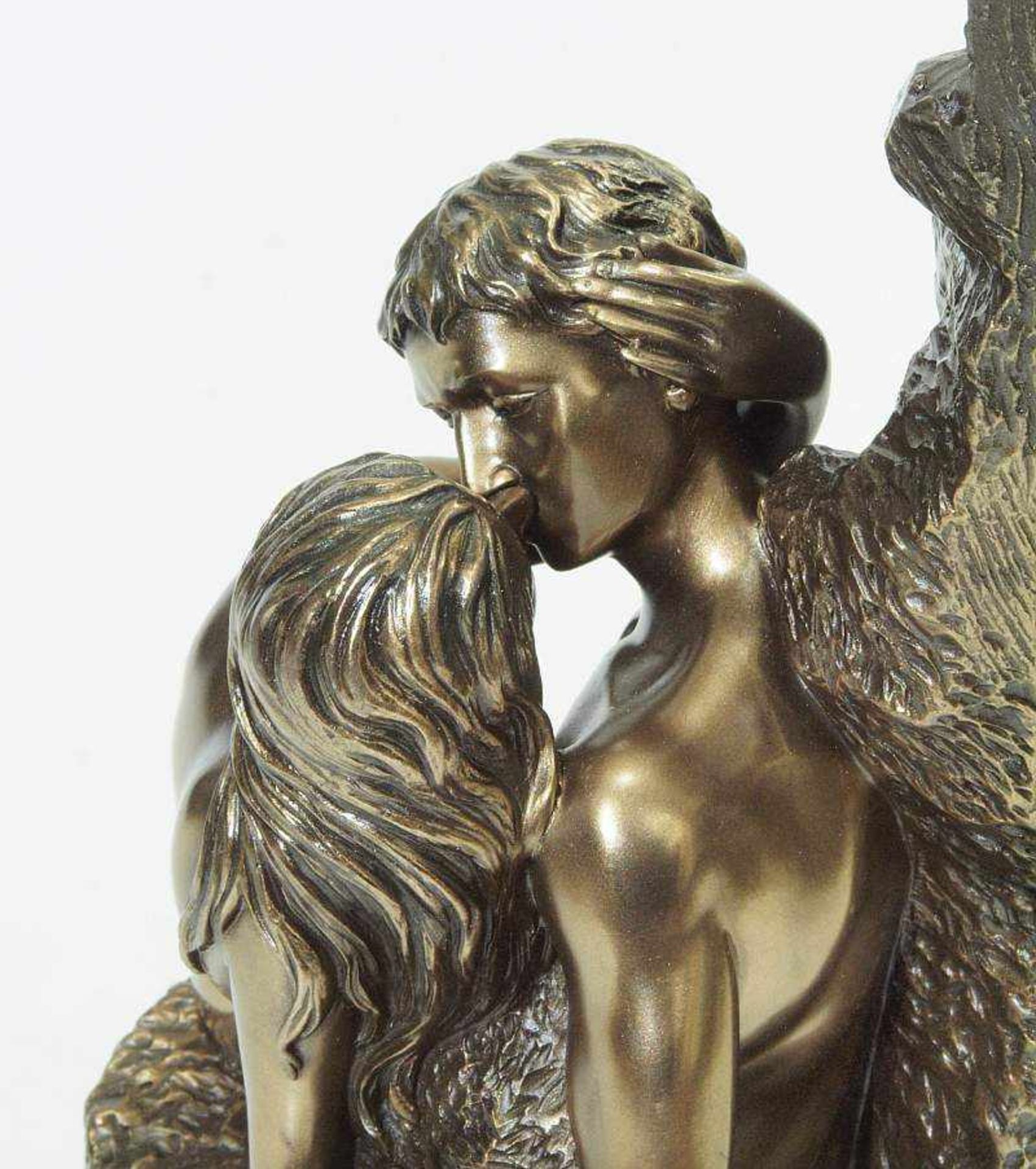 Akt, Paar sich küssend. Akt, Paar sich küssend. VERONESE, 20. Jahrhundert. Kunstguss in Bronzeoptik. - Image 5 of 8