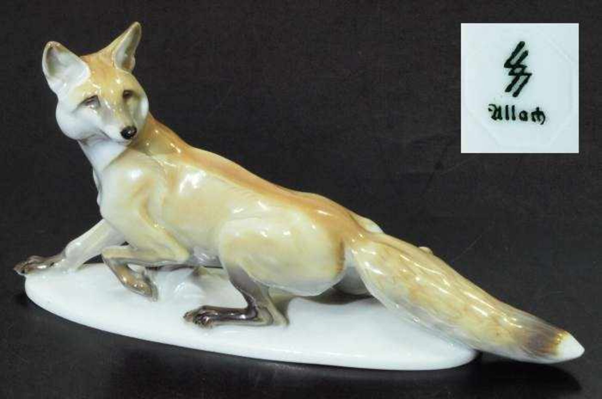 ALLACH Tierfigur "Schleichender Fuchs". ALLACH Tierfigur "Schleichender Fuchs". Entwurf Theodor