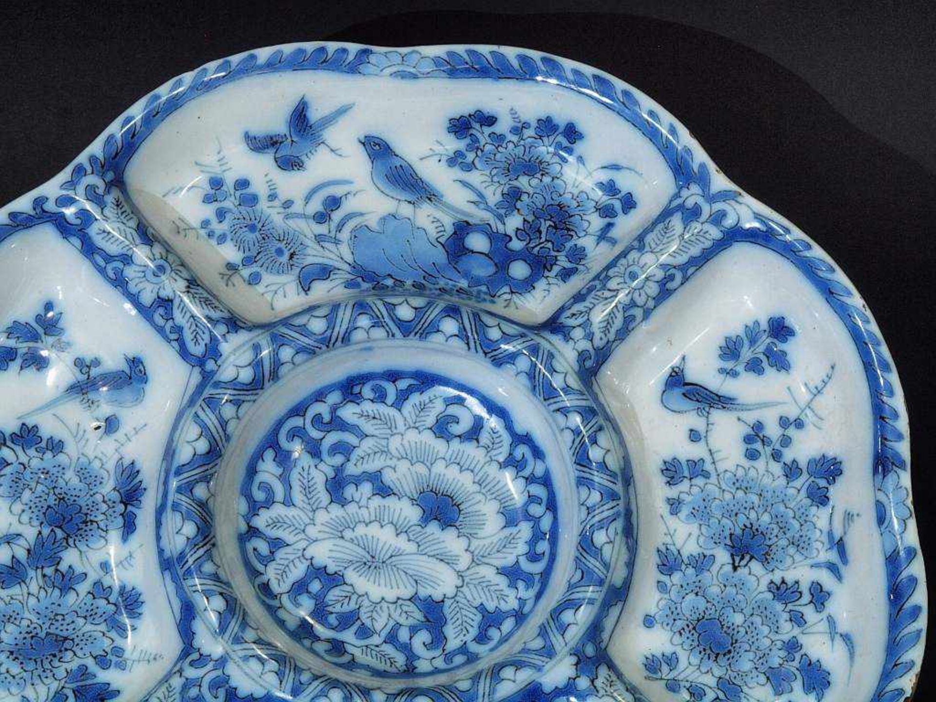 Gewürzschale in blauweiß im Kangxi-Stil. Gewürzschale in blauweiß im Stil der Kangxi-Periode (1662 - - Bild 3 aus 6