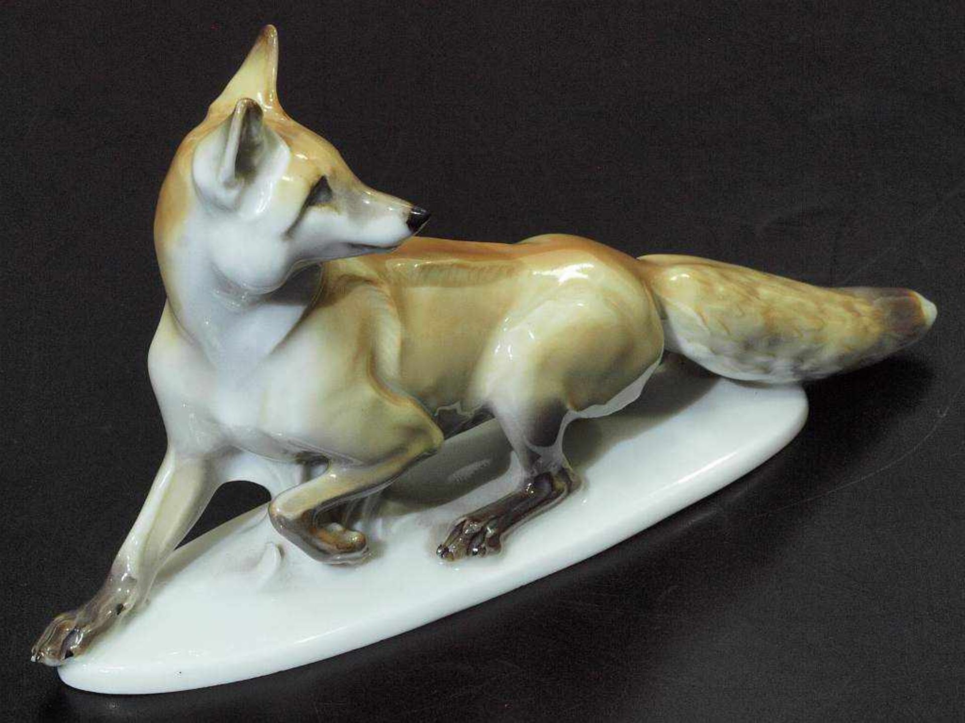 ALLACH Tierfigur "Schleichender Fuchs". ALLACH Tierfigur "Schleichender Fuchs". Entwurf Theodor - Bild 3 aus 7