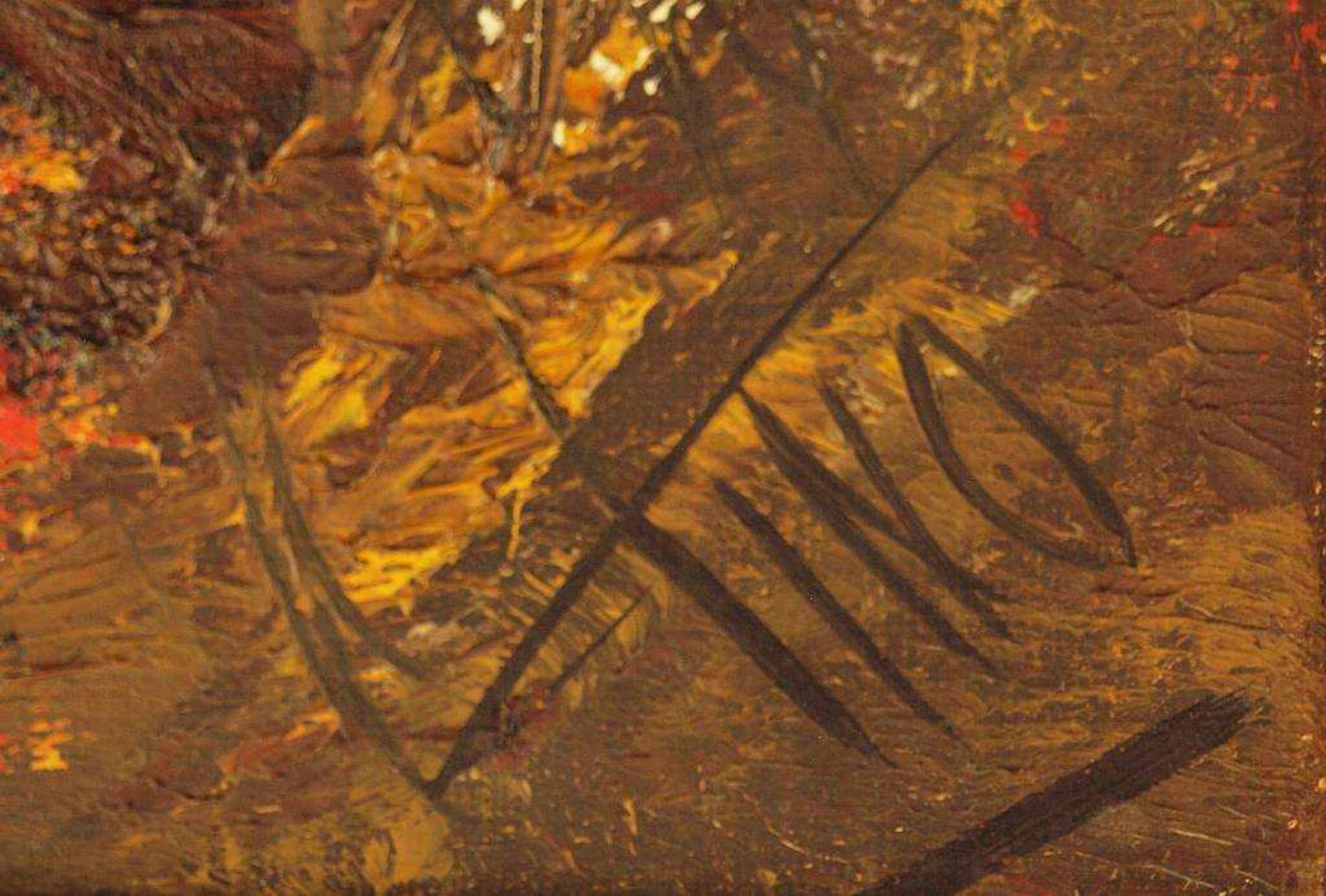 TINO. TINO, deutscher Landschaftsmaler, 20. Jahrhundert. Herbstliche Moorlandschaft mit Blick auf - Bild 5 aus 5