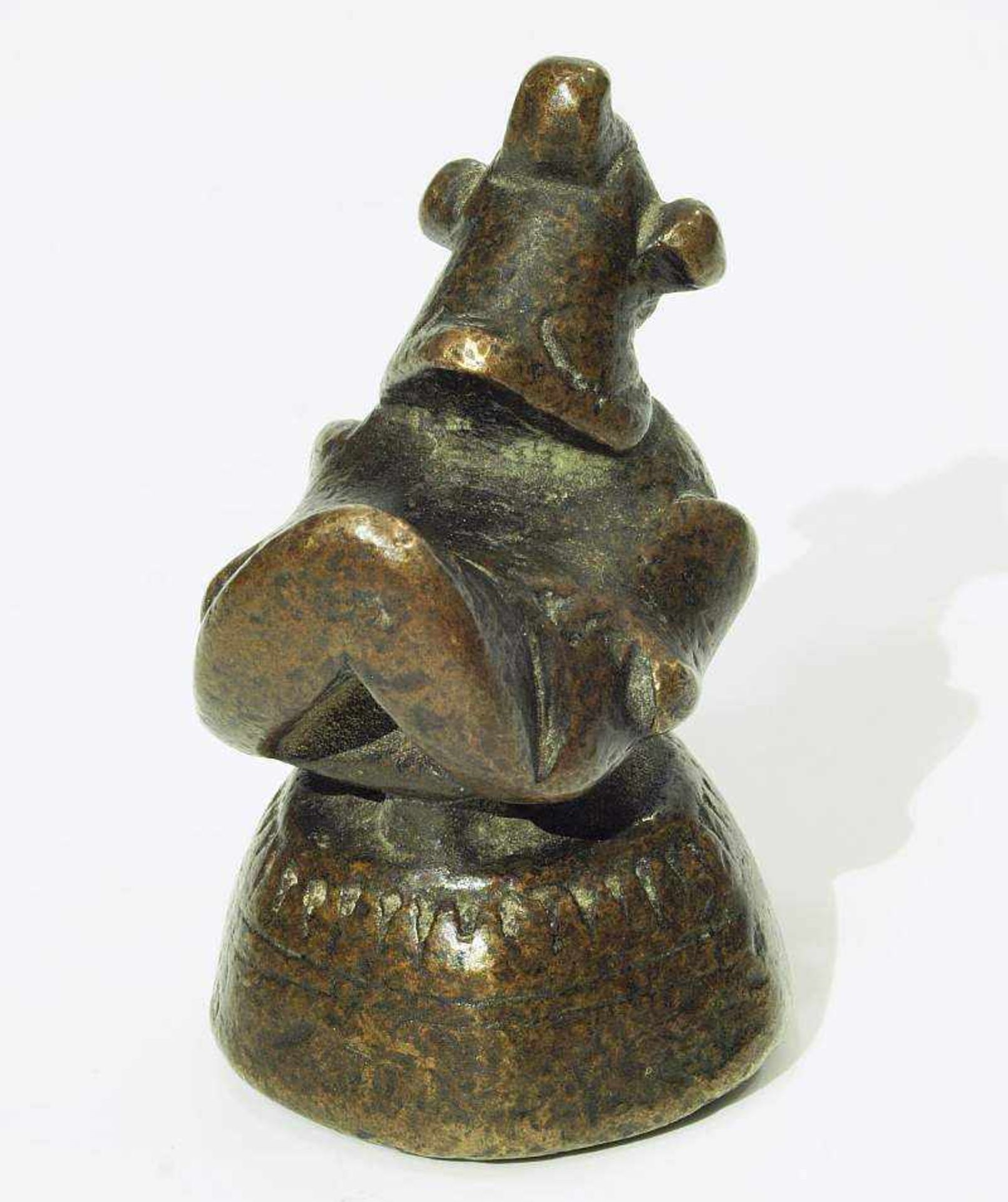 Opium Gewicht. Opium Gewicht in Entengestalt. Burma um 1800. Bronze, dunkel patiniert. Höhe 6,5 - Bild 4 aus 5