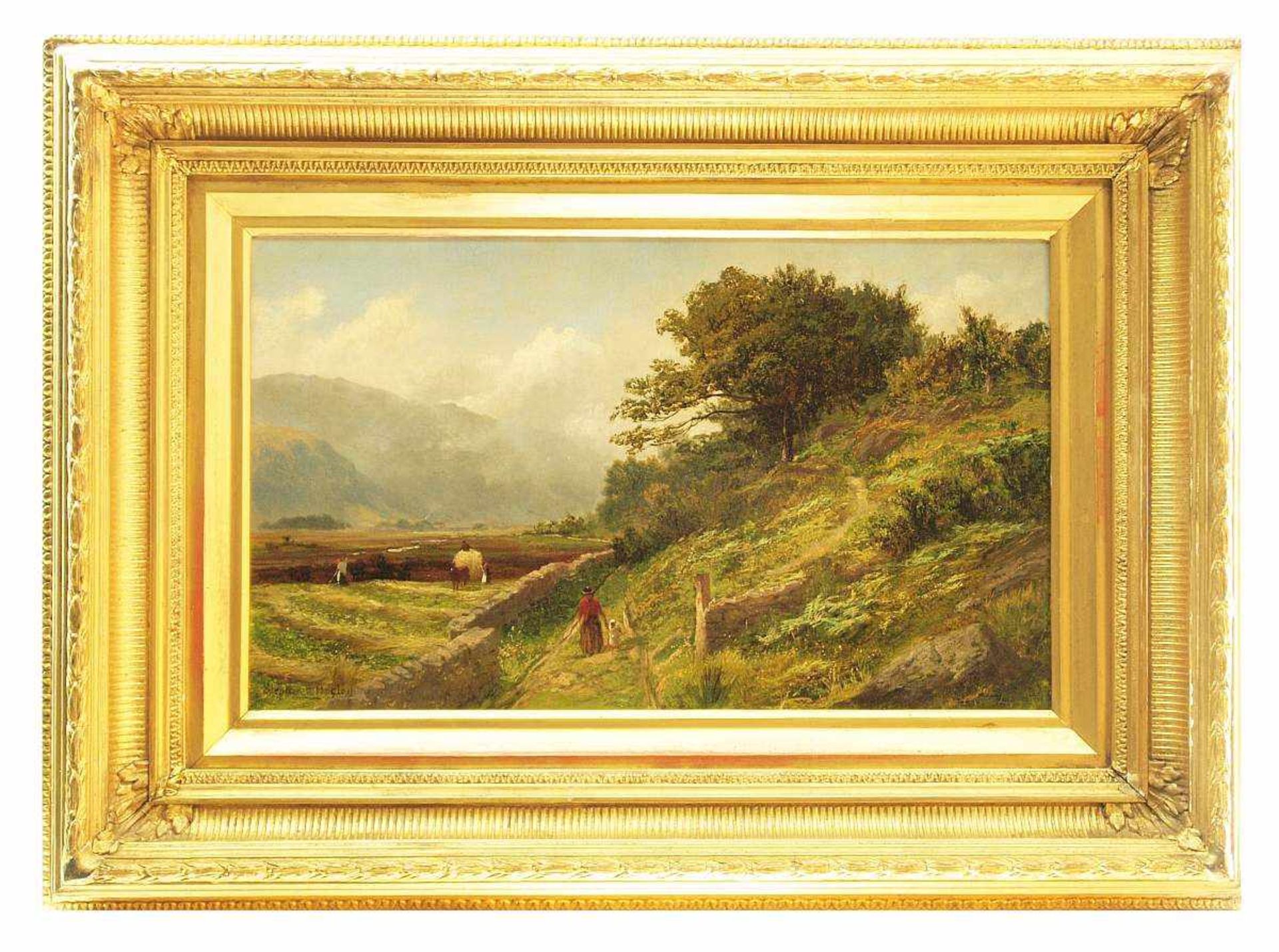 HOGLEY, Stephan E. HOGLEY, Stephan E. Britisch, 1842 Almondbury/Huddenfield - 1927. Berglandschaft - Bild 3 aus 6