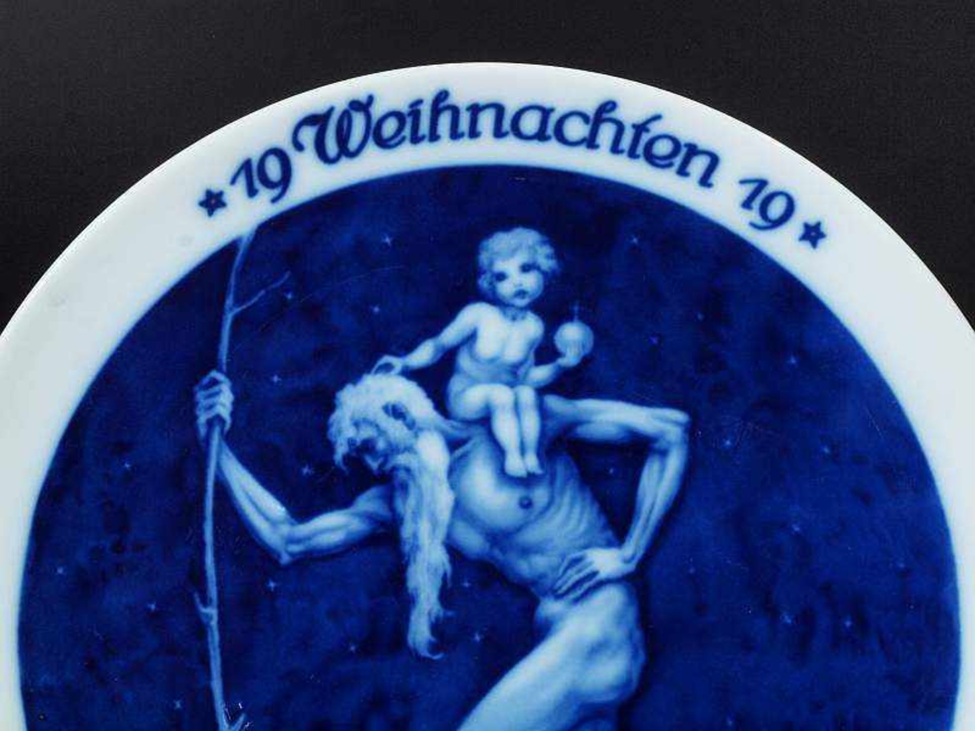 Weihnachtsteller 1919. ROSENTHAL.Weihnachtsteller 1919. ROSENTHAL. Motiv "Der Heilige - Bild 3 aus 4