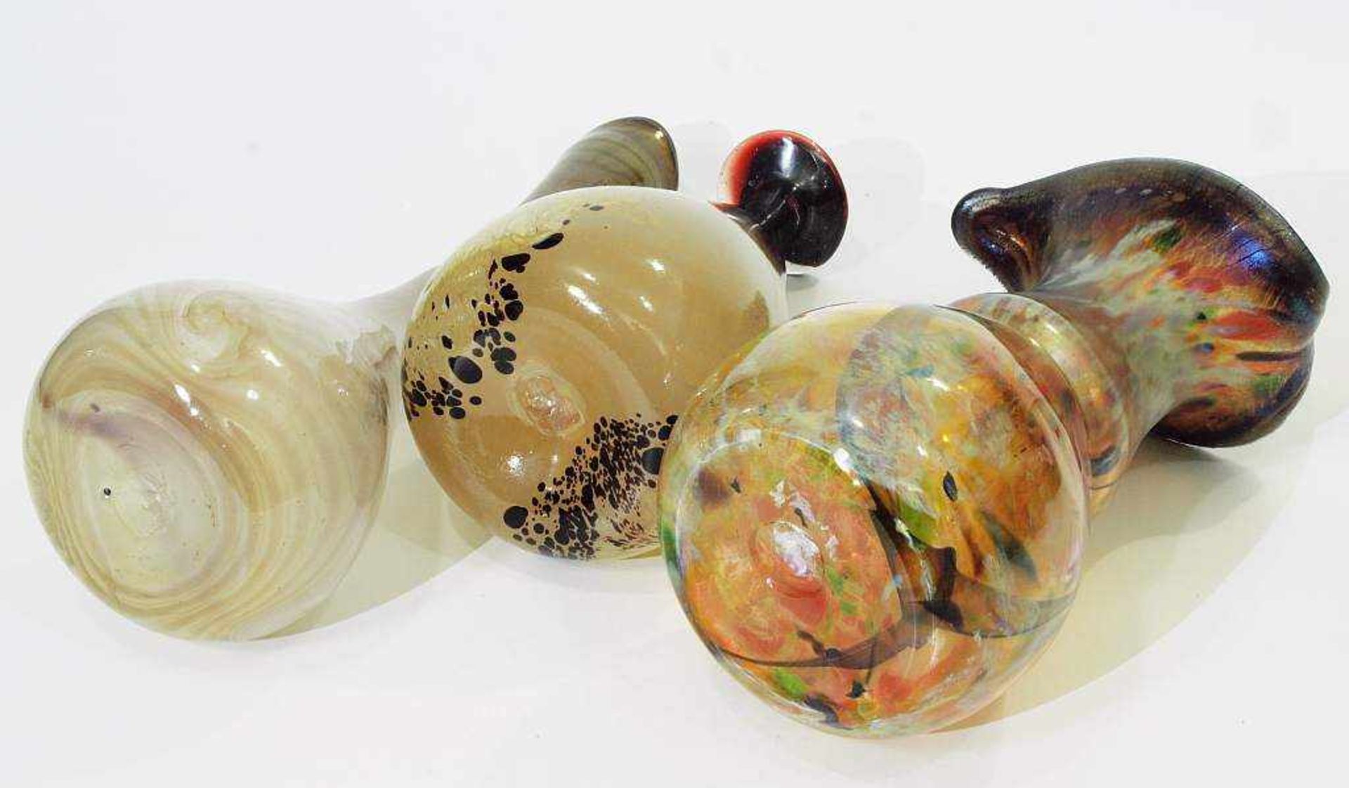 Konvolut: vier Vasen, ein Kelchglas. Glashütte EISCH. Konvolut: vier Vasen, ein Kelchglas. Glashütte - Bild 6 aus 7