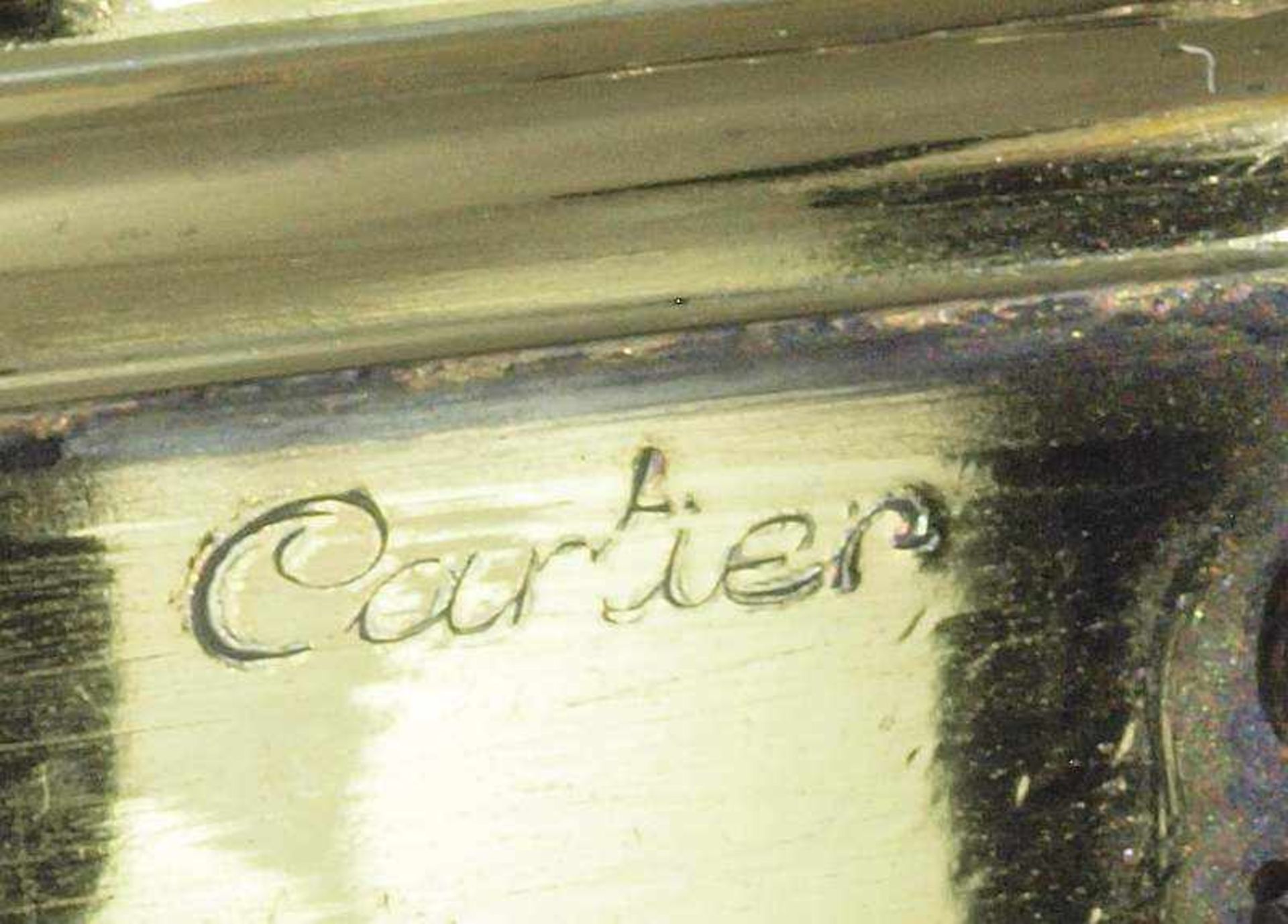 Paar französische Deckelschalen "Cartier" mit Platzteller. Paar französische Deckelschalen "Cartier" - Image 7 of 9