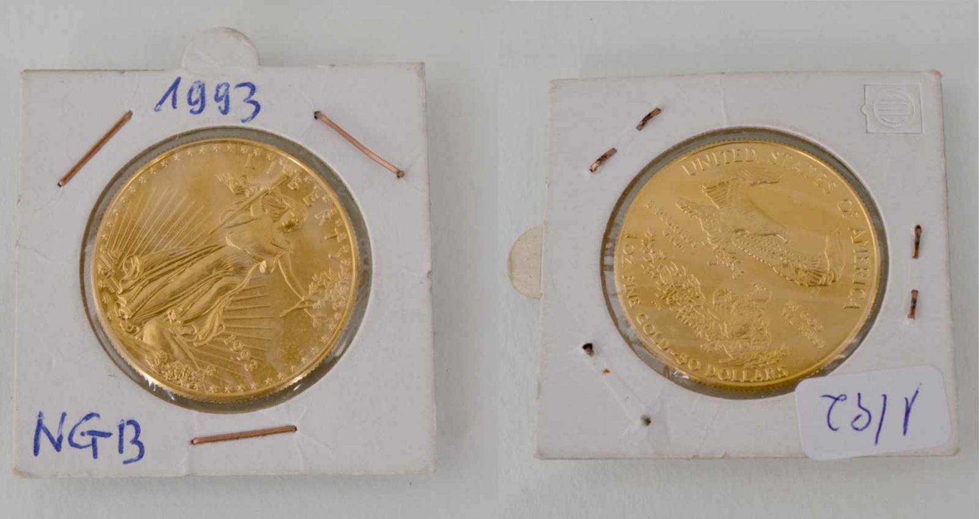 50 Golddollar Feinunze, 34,1 g, 1993