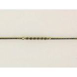 Halskette 8ct GG; feingliedrig; L: 78 cm; 7g