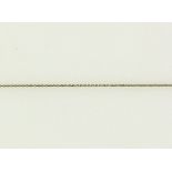 Halskette 14ct GG; sehr feingliedrig: L: 50 cm; 1,5g