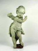 Dirr, Franz Anton (attr. 1724 Weilheim-1801 Übelingen) Putto stehend; auf leicht gewölbtem Sockel;