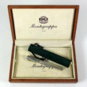 Montegrappa Füllhalter; Konverter; Silber; in Originalschatulle; neuwertiger Zustand;