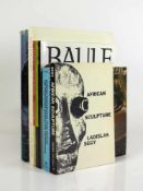 AFRICANA-Literatur 7 div. Bücher; BAULE, Katalog der Galerie Walu; AFRICAN SCULPTURE LADISLAS