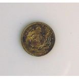 Goldmünze Republik Südafrika; 1 POND 1900; 7,98g; D: 2,2 cm