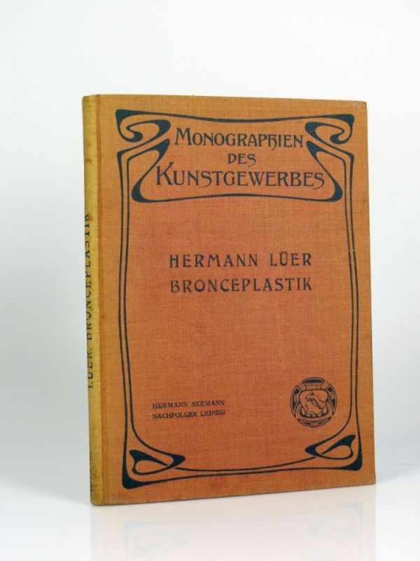 Bronceplastik von Hermann Lüer; Monographien des Kunstgewerbes; um 1900;