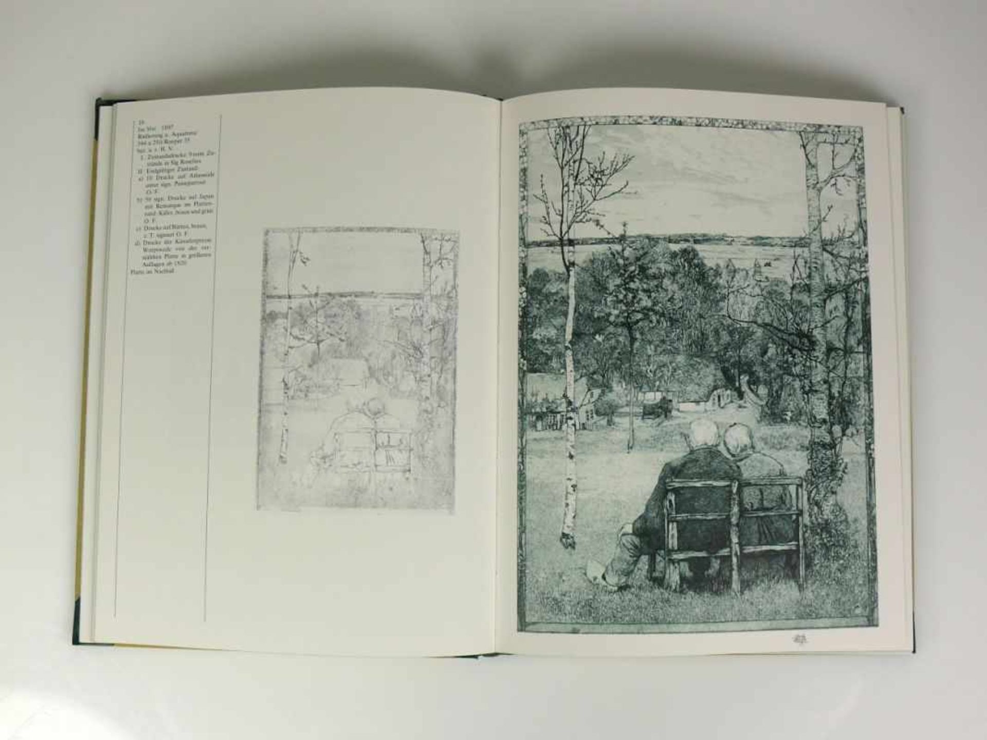 Heinrich Vogeler Das graphische Werk; von Hans-Herman Rief; 1974; im Schuber, sehr gute Erhaltung - Image 2 of 2