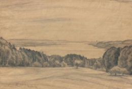Waentig, Walter (1881 Zittau - 1962 Gaienhofen) "Unterseelandschaft"; Blick oberhalb von Horn auf