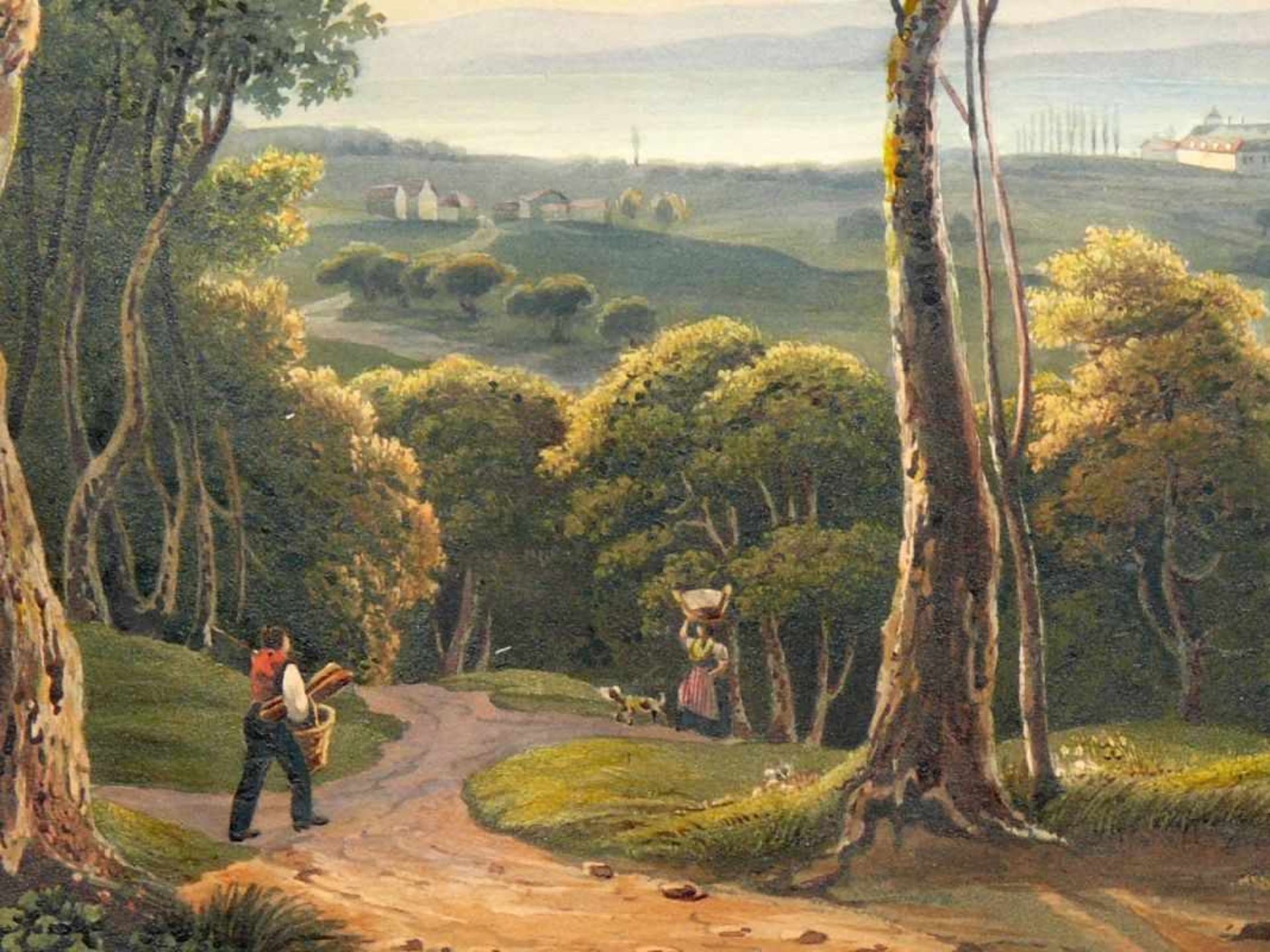 Constance (um 1831) "Vue de la Ville et du Lac de Constance"; Gesamtansicht von Nordwesten ( - Bild 3 aus 6